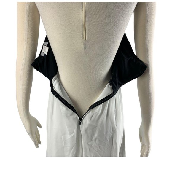 B. Darlin 1/2 Party Dress Formal Black White Hi Lo - Picture 6 of 7